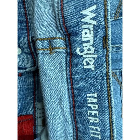 Wrangler Boys Taper Fit Jeans Size 16 Husky - Picture 5 of 8